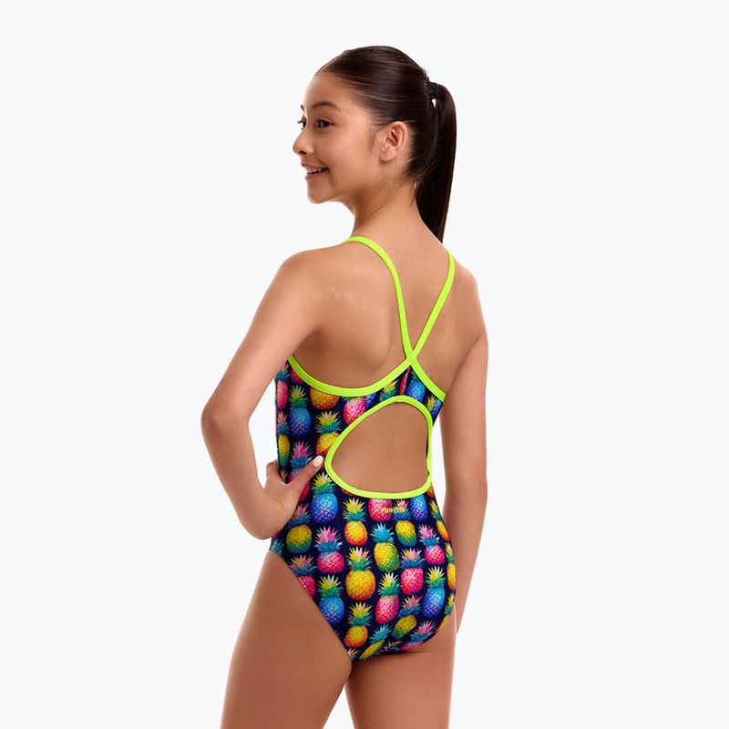 Детски цял бански костюм  Funkita Diamond Back One pieces pine gap 2