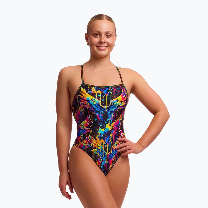 Дамски цял костюм за плуване Funkita Strapped In One pieces killer cupid