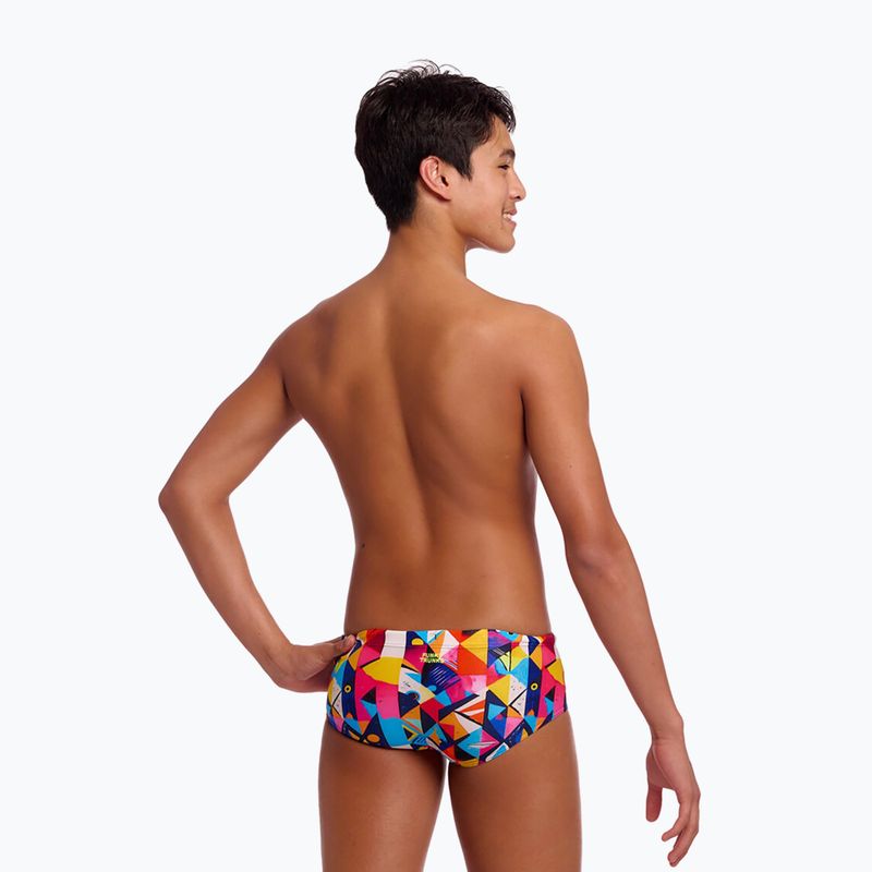Детски плувни боксерки Funky Trunks Sidewinder Trunks broken blox 2
