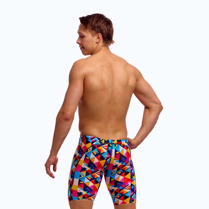 Мъжки шорти за плуване тип клин Funky Trunks Training broken blox 2