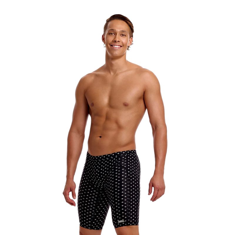 Мъжки шорти за плуване тип клин Funky Trunks Training Jammers be positive 2