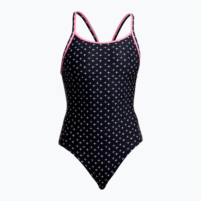 Дамски цял костюм за плуване Funkita Diamond Back One Piece be positive