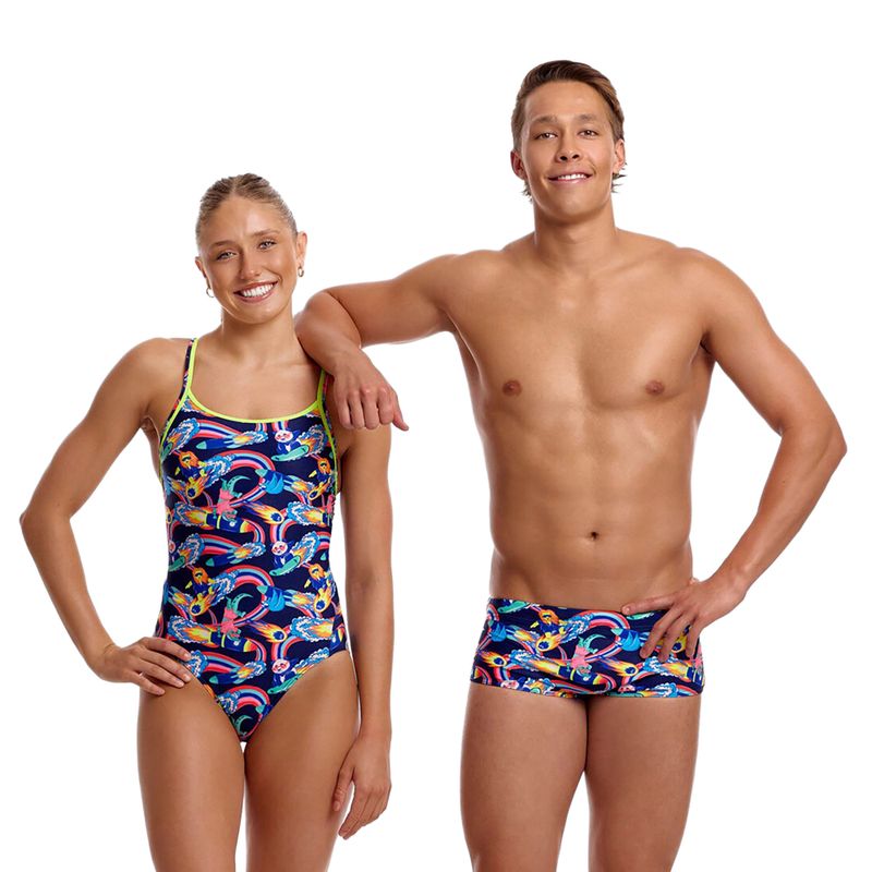 Мъжки боксерки за плуване Funky Trunks Sidewinder Trunks blast buddies 4
