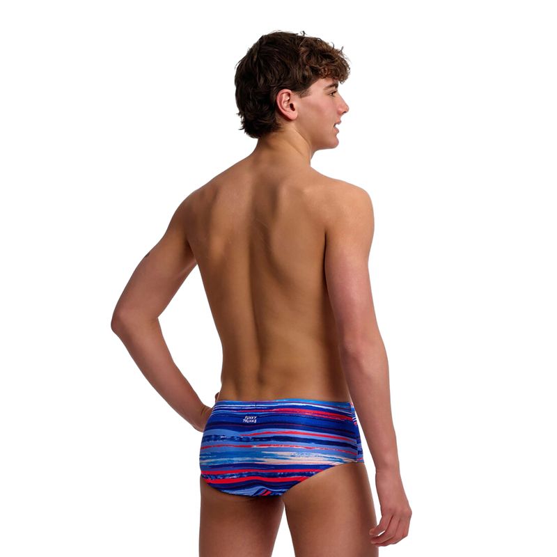Момчешки бански боксерки Funky Trunks Sidewinder Trunks lost lines 2