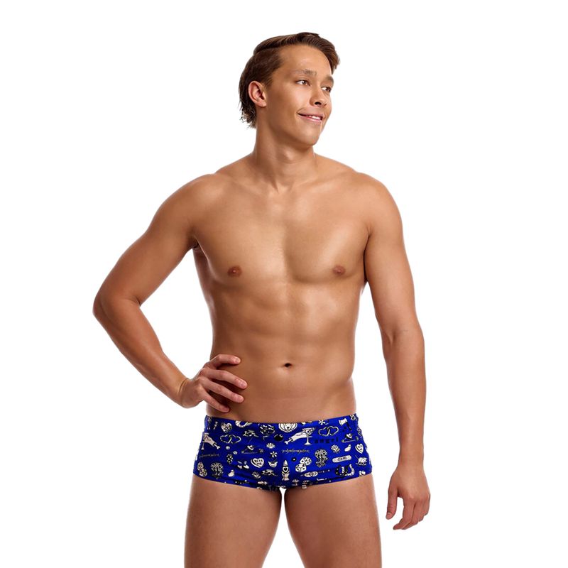 Мъжки боксерки за плуване Funky Trunks Sidewinder Trunks scratchy 2