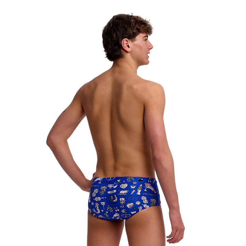Момчешки бански боксерки Funky Trunks Sidewinder Trunks scratchy 2