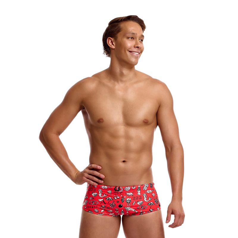 Мъжки боксерки за плуване Funky Trunks Sidewinder Trunks scribbles 2