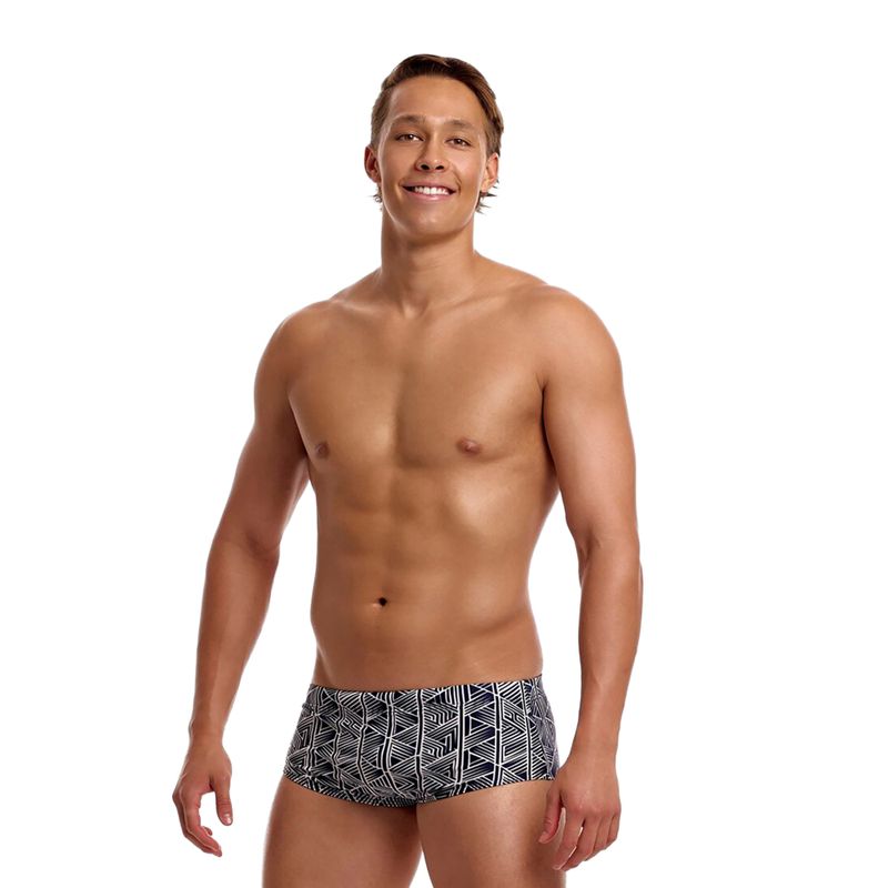 Мъжки боксерки за плуване Funky Trunks Sidewinder Trunks stickler 2