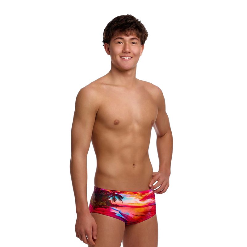 Момчешки бански боксерки Funky Trunks Sidewinder Trunks touch of paradise 2