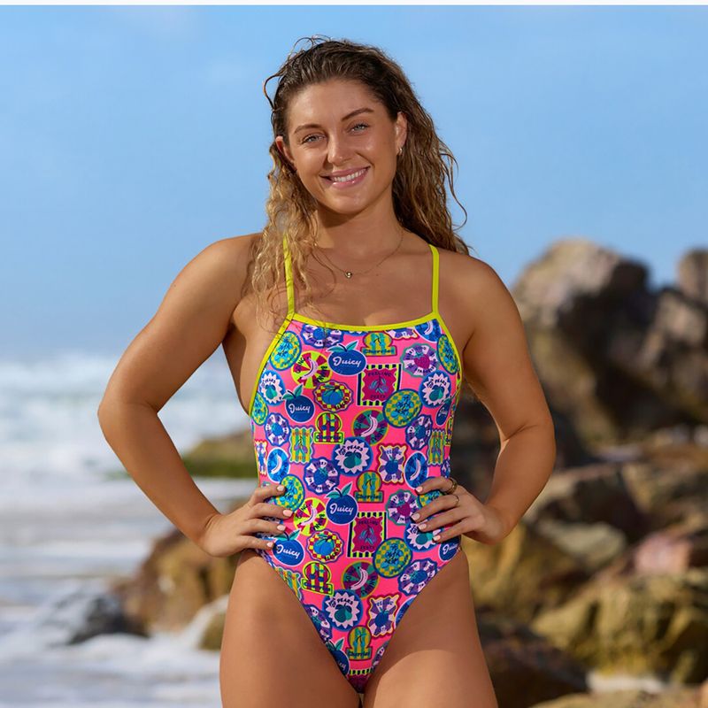 Дамски цял костюм за плуване Funkita Tie Me Tight One Piece zesty besty 4