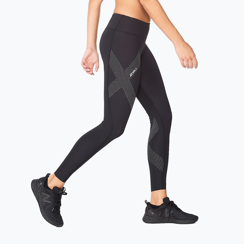 Дамски клинове за тренировка 2XU Force Mid-Rise Compression black WA2864B 2