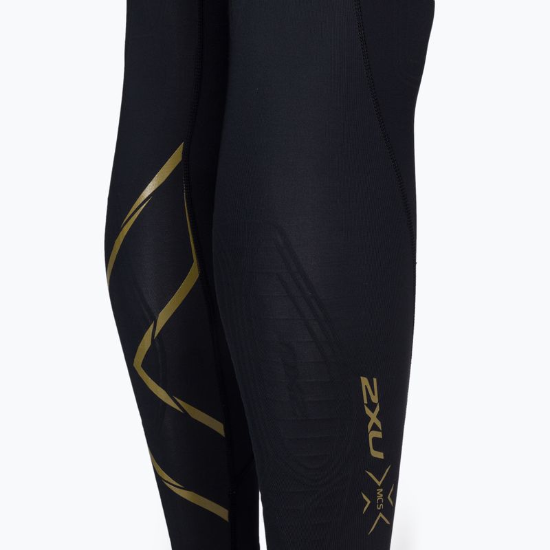 Дамски клинове за тренировка 2XU Force Mid-Rise Compression black and gold WA5367B 9