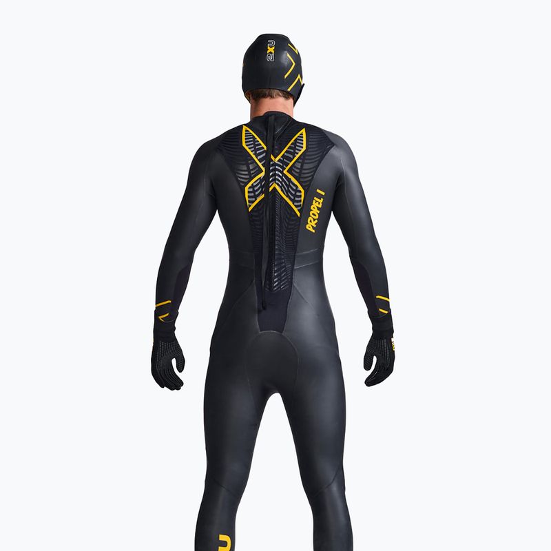 2XU Propel Неопренова шапка черна/амбиция 3