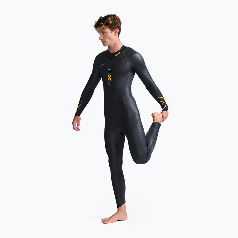 Мъжки костюм за триатлон 2XU Propel:1 black/ambition MW4991C 4