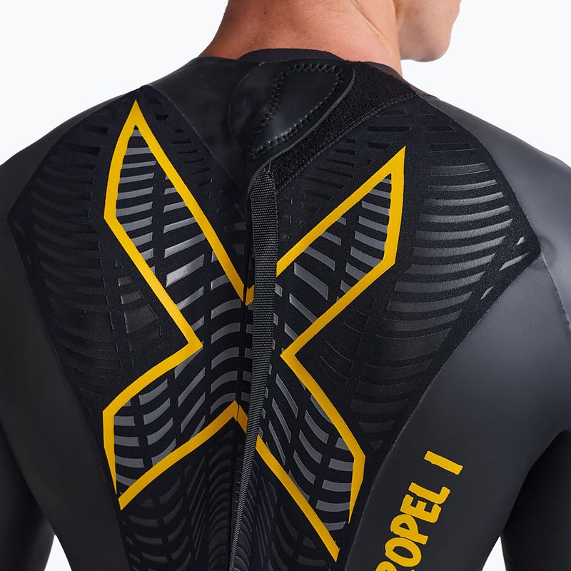 Мъжки костюм за триатлон 2XU Propel:1 black/ambition MW4991C 6