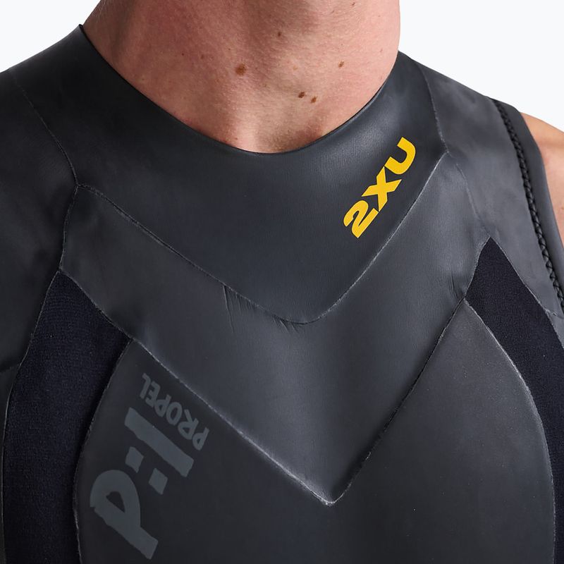 Мъжки костюм за триатлон 2XU Propel:1 black/ambition MW4992C 3