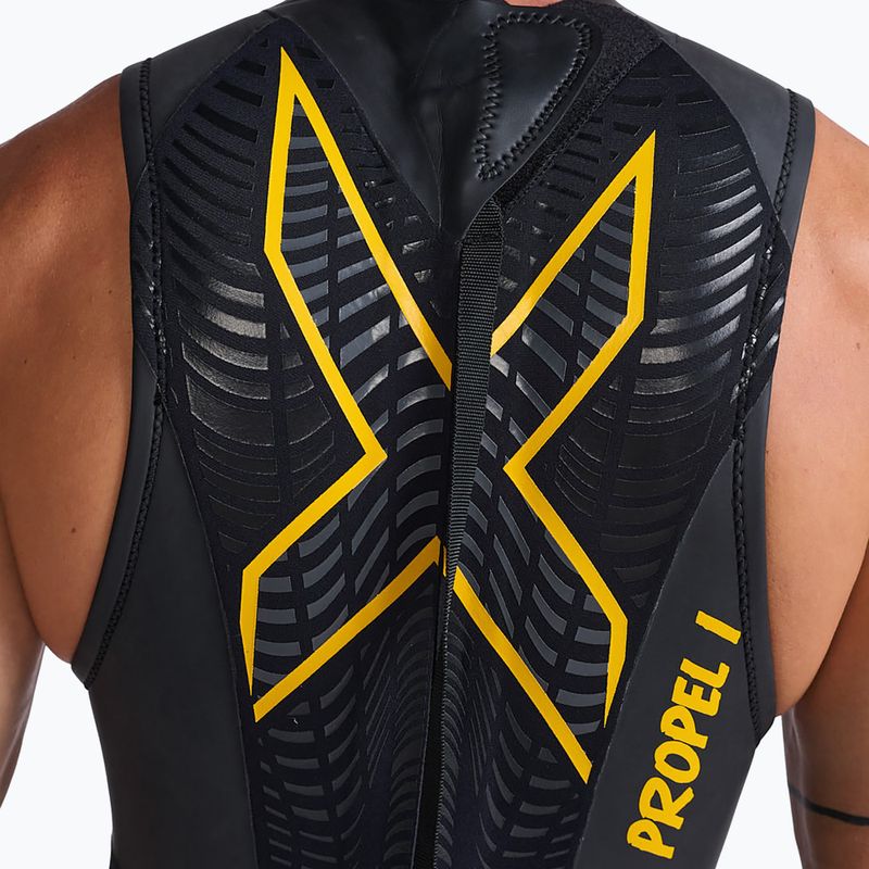 Мъжки костюм за триатлон 2XU Propel:1 black/ambition MW4992C 4