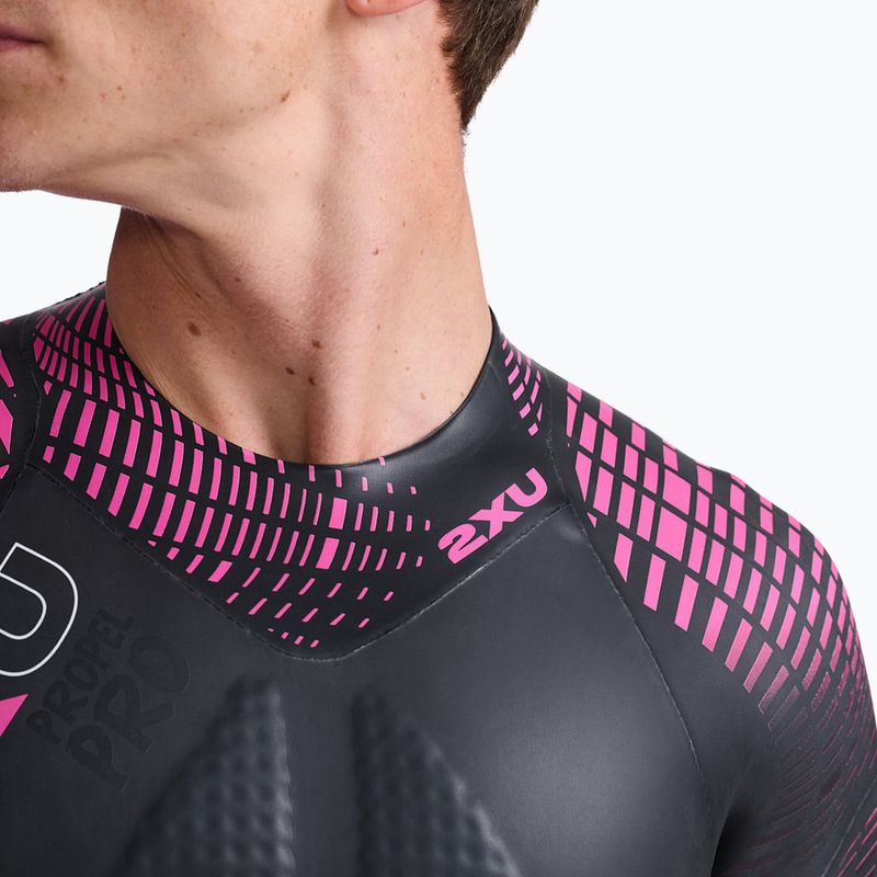 Мъжки костюм за триатлон 2XU Propel PRO 3 mm black/punk pink 6