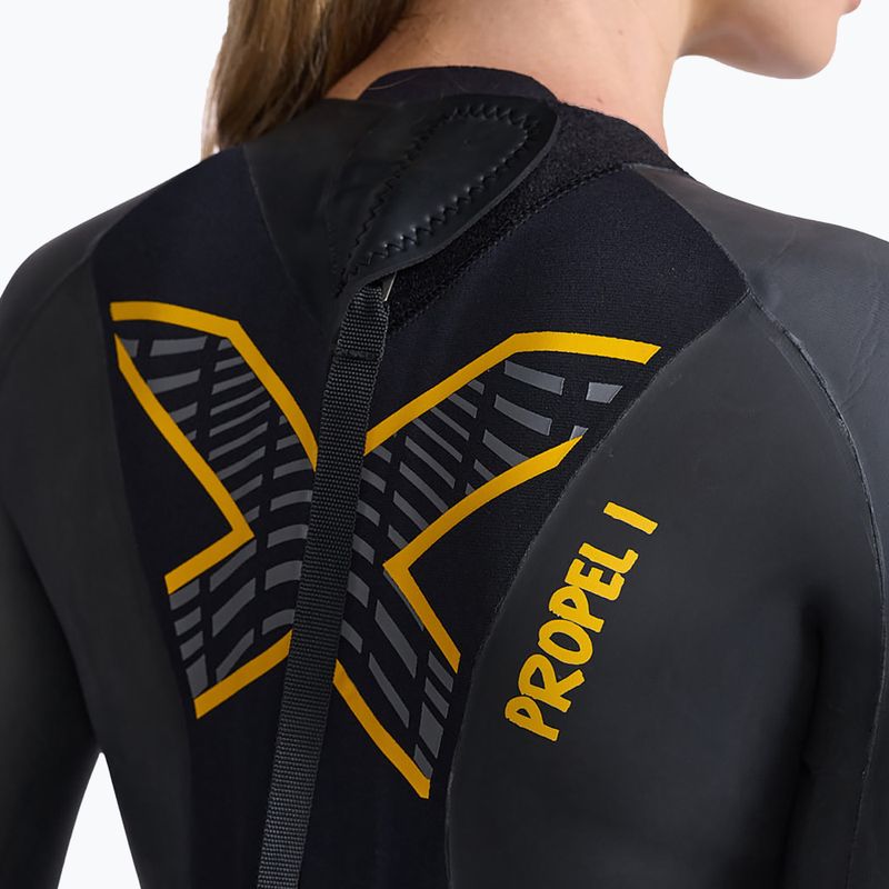 Дамски костюм за триатлон 2XU Propel:1 black/ambition WW4994C 3