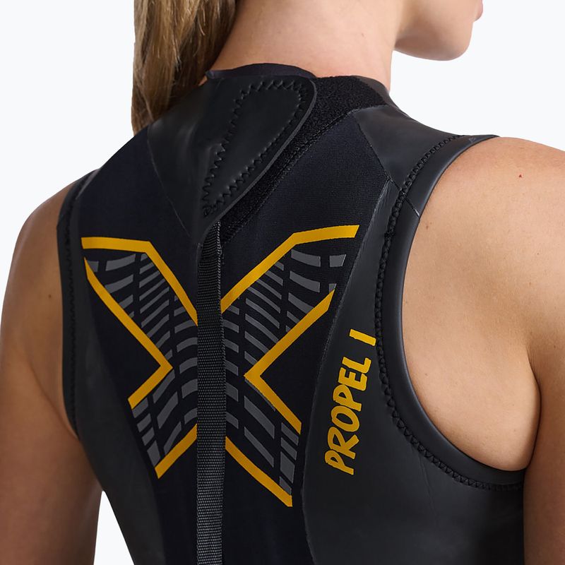 Дамски костюм за триатлон 2XU Propel:1 black/ambition WW4995C 4