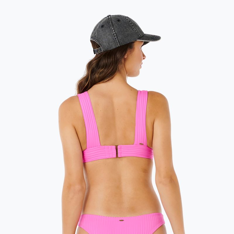 Дамски бански костюм от две части Rip Curl Premium Surf D-Dd Deep V super pink 3