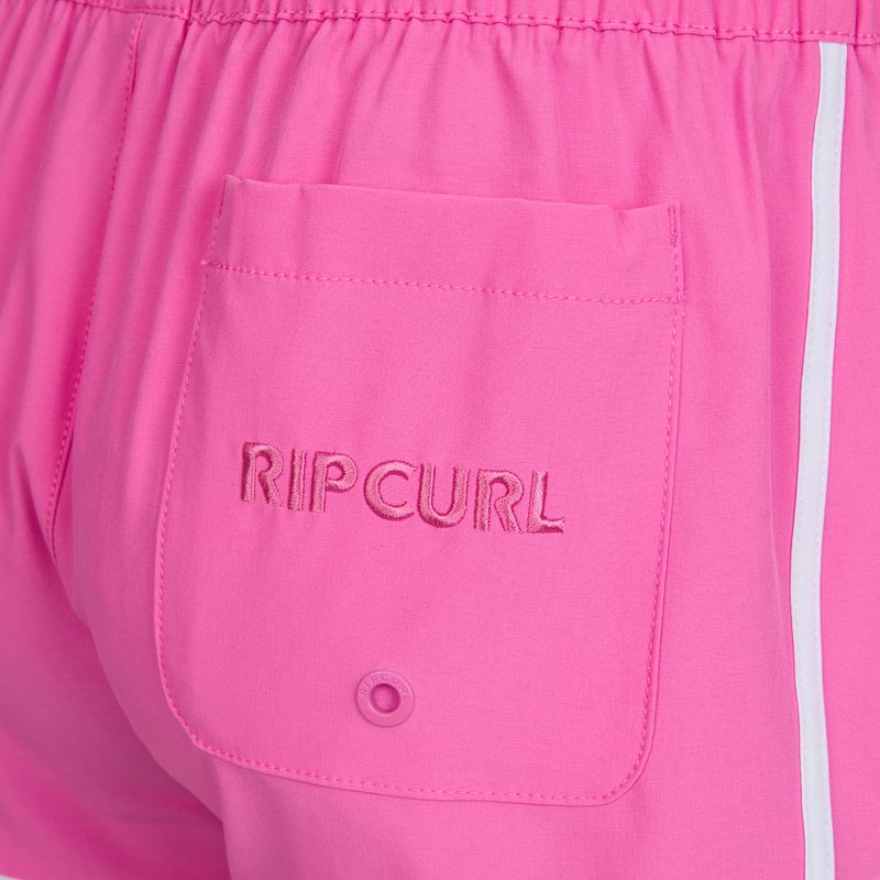 Дамски плажни шорти Rip Curl High Waist Retro Volley 3" super pink 9