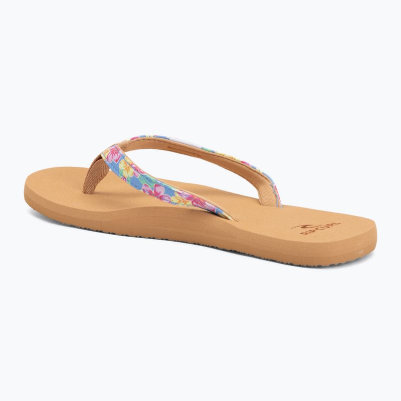 Дамски джапанки Rip Curl Freedom Bloom Open Toe cornflower blue 3