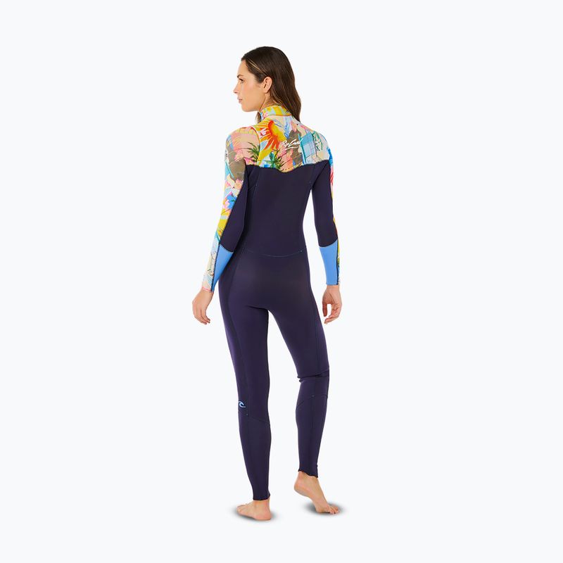 Дамски неопренов костюм за плуване Rip Curl Dawn Patrol Pro 3/2 mm Chest Zip multicolor 2