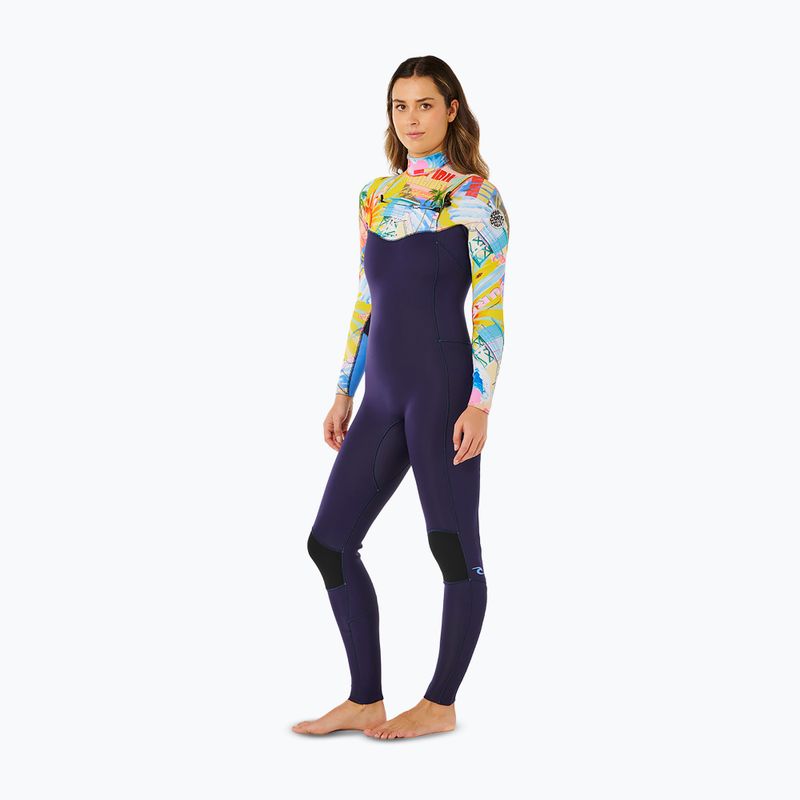 Дамски неопренов костюм за плуване Rip Curl Dawn Patrol Pro 3/2 mm Chest Zip multicolor 3