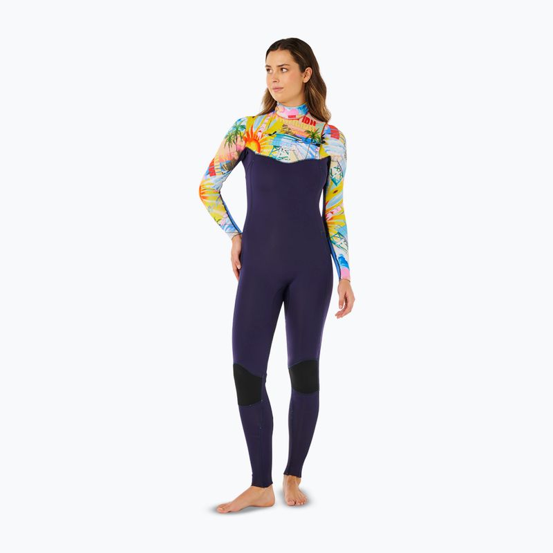 Дамски неопренов костюм за плуване Rip Curl Dawn Patrol Pro 3/2 mm Chest Zip multicolor 4