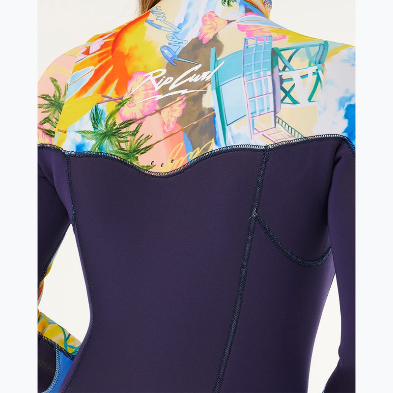 Дамски неопренов костюм за плуване Rip Curl Dawn Patrol Pro 3/2 mm Chest Zip multicolor 6