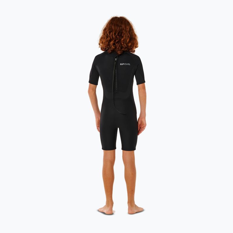 Детски неопренов костюм за плуване Rip Curl Trad 2/2mm Back Zip Springsuit black 2