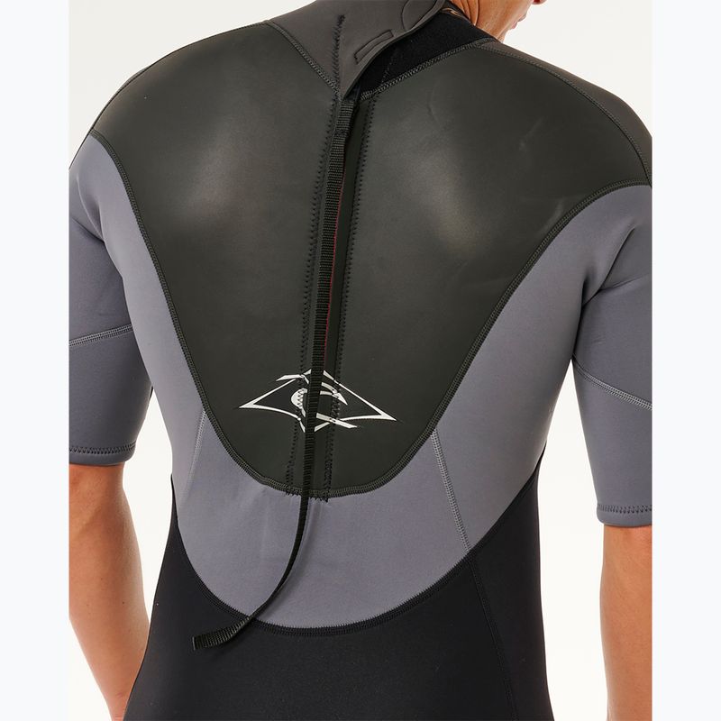 Мъжки неопреннов костюм за плуване Rip Curl Omega 2/2 mm Back Zip Springsuit grey 4