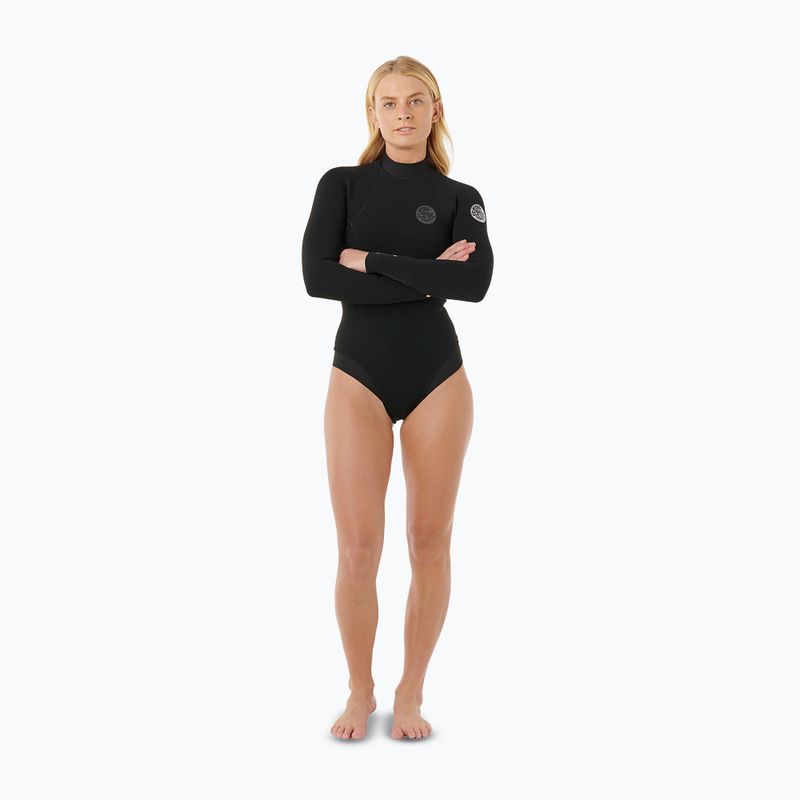 Дамски неопренов костюм за плуване Rip Curl Ultimate G-Bomb 2/2 mm Back Zip Springsuit black 2