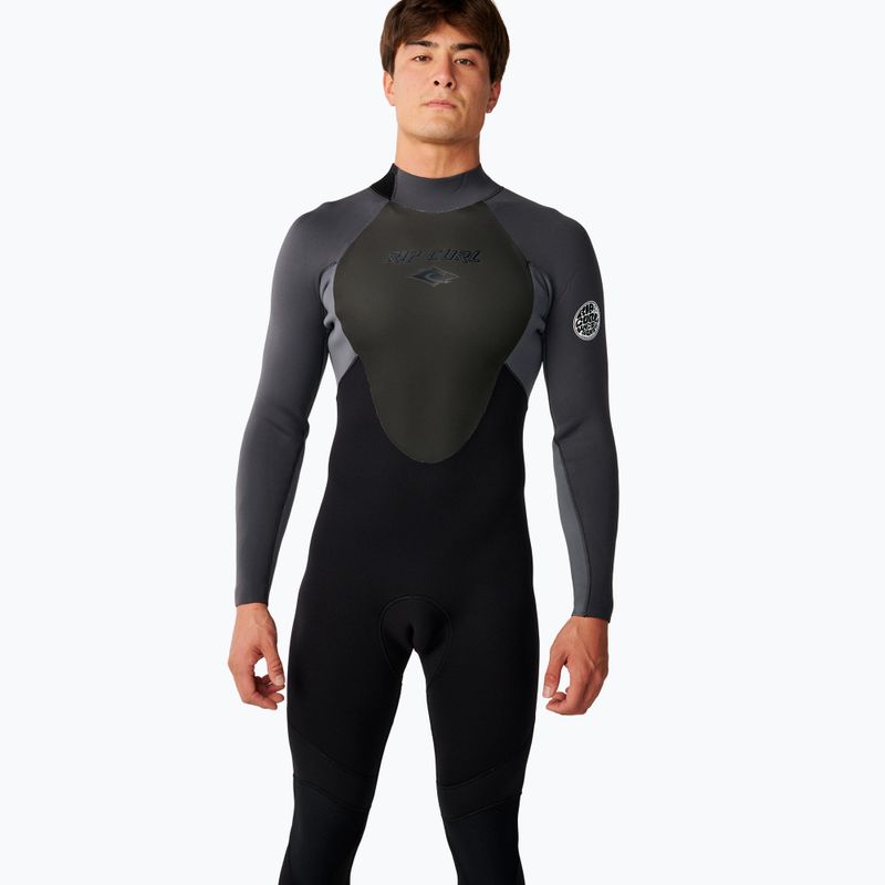 Мъжки неопреннов костюм за плуване Rip Curl Omega Bz 3/2 mm grey 4