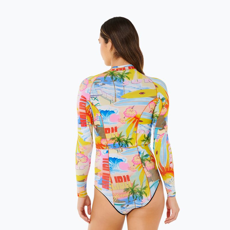Дамски неопренов костюм за плуване Rip Curl G-Bomb 1.5 mm Full Zip Springsuit multicolor 3