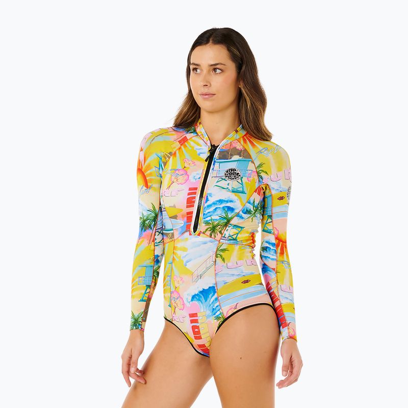 Дамски неопренов костюм за плуване Rip Curl G-Bomb 1.5 mm Full Zip Springsuit multicolor 4