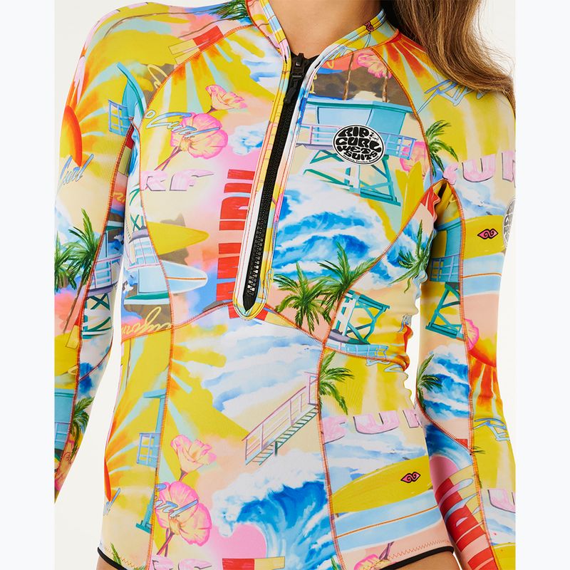 Дамски неопренов костюм за плуване Rip Curl G-Bomb 1.5 mm Full Zip Springsuit multicolor 6