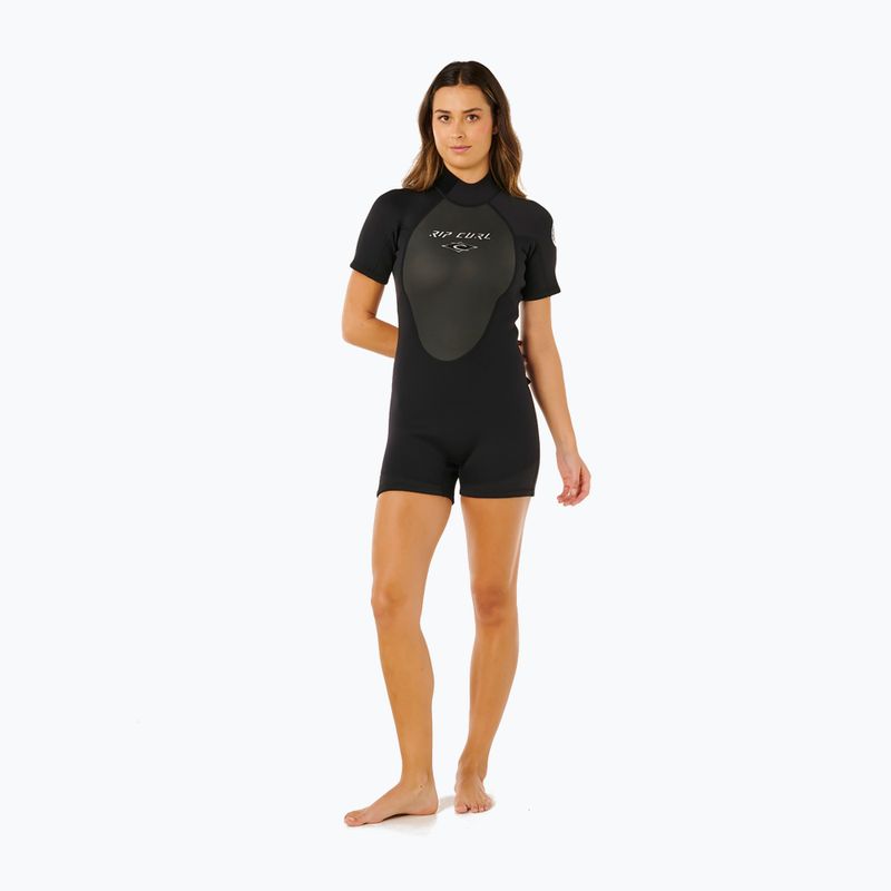 Дамски неопренов костюм за плуване Rip Curl Omega 2/2 mm Back Zip Springsuit black 2