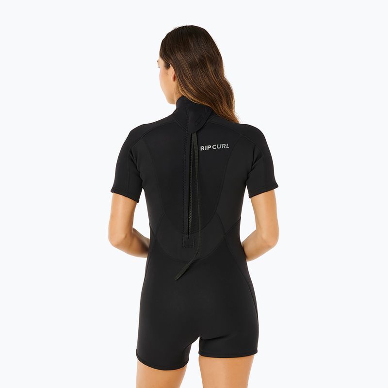 Дамски неопренов костюм за плуване Rip Curl Trad 2/2 mm Back Zip Springsuit black 3