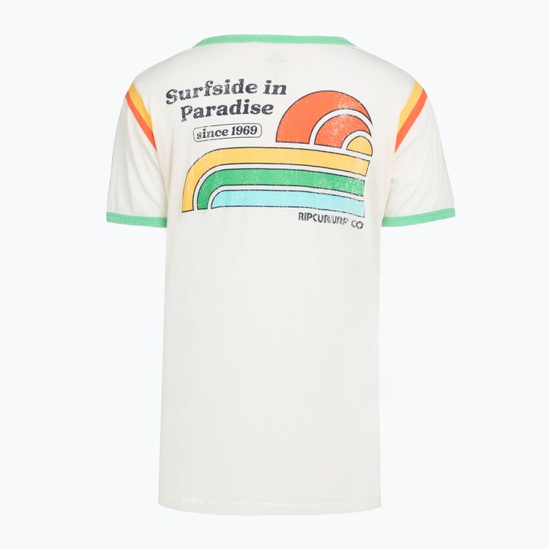 Дамска тениска Rip Curl Surf Side Ringer bone 2