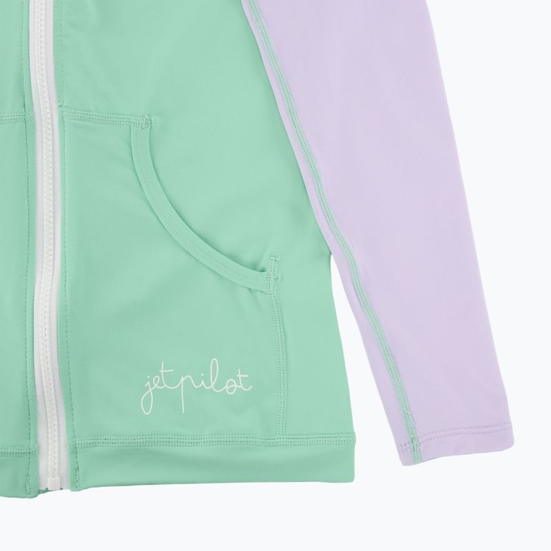 Дамски суитчър с качулка Jetpilot Pacer Rashie teal 6