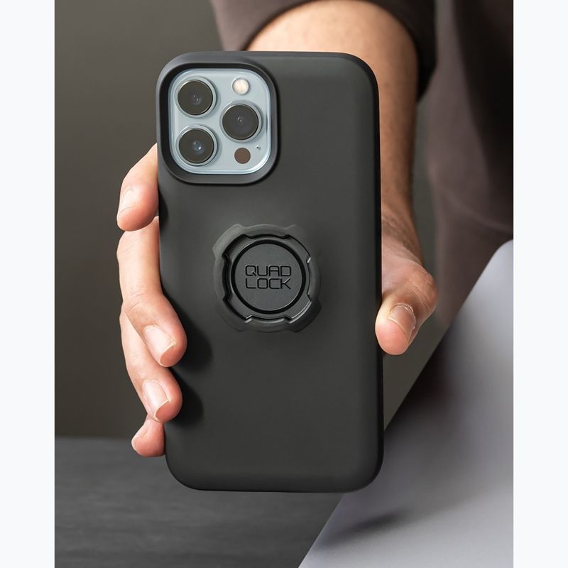 Quad Lock Оригинален калъф за телефон iPhone 16 Pro черен 2