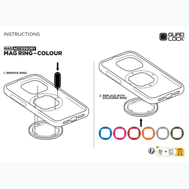 Калъф за телефон Quad Lock Mag Case Samsung Galaxy S25+ black 2