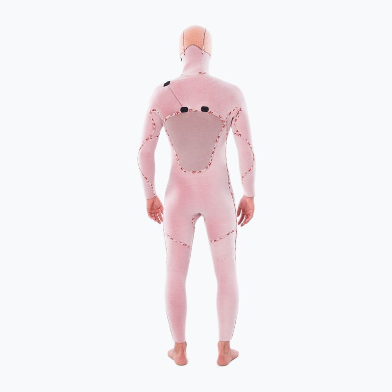 Мъжки неопренов костюм за плуване Rip Curl Flashbomb 5/4 mm Hooded Chest Zip black 5