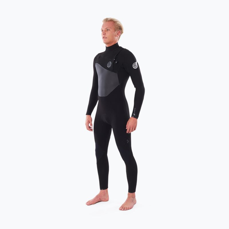 Мъжка пяна за плуване Rip Curl Flashbomb 4/3mm Black/Grey WSTYNF 2