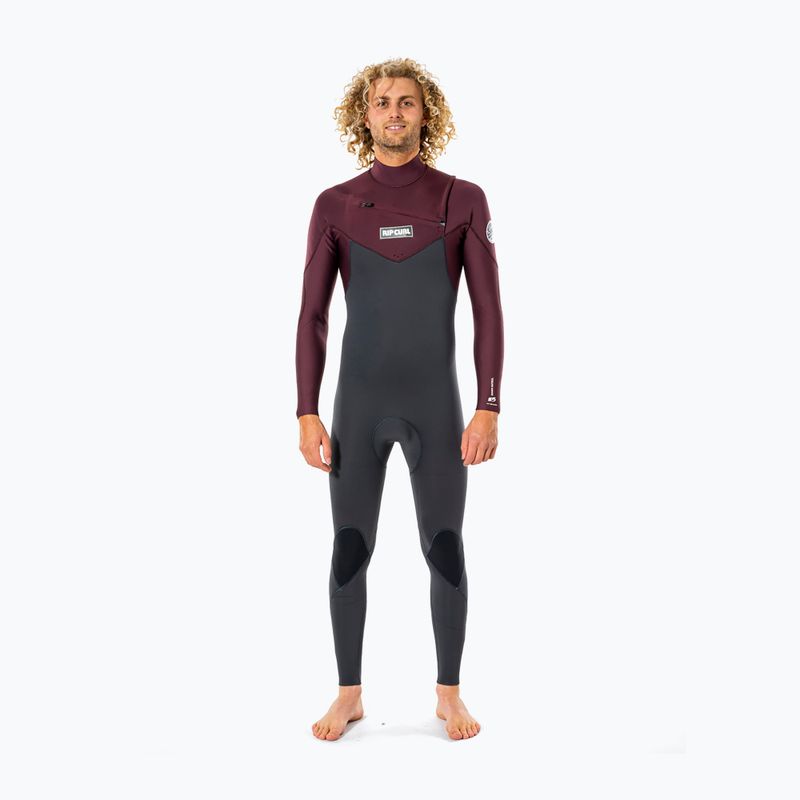 Мъжка плувна пяна Rip Curl Dawn Patrol 4/3 mm Grey Maroon WSM9CM 3