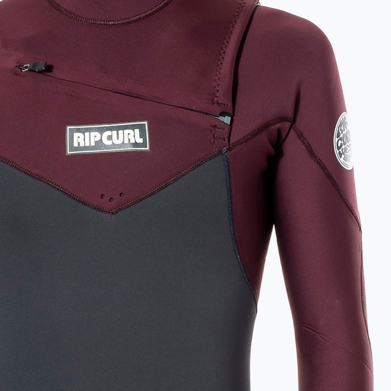 Мъжка плувна пяна Rip Curl Dawn Patrol 4/3 mm Grey Maroon WSM9CM 4