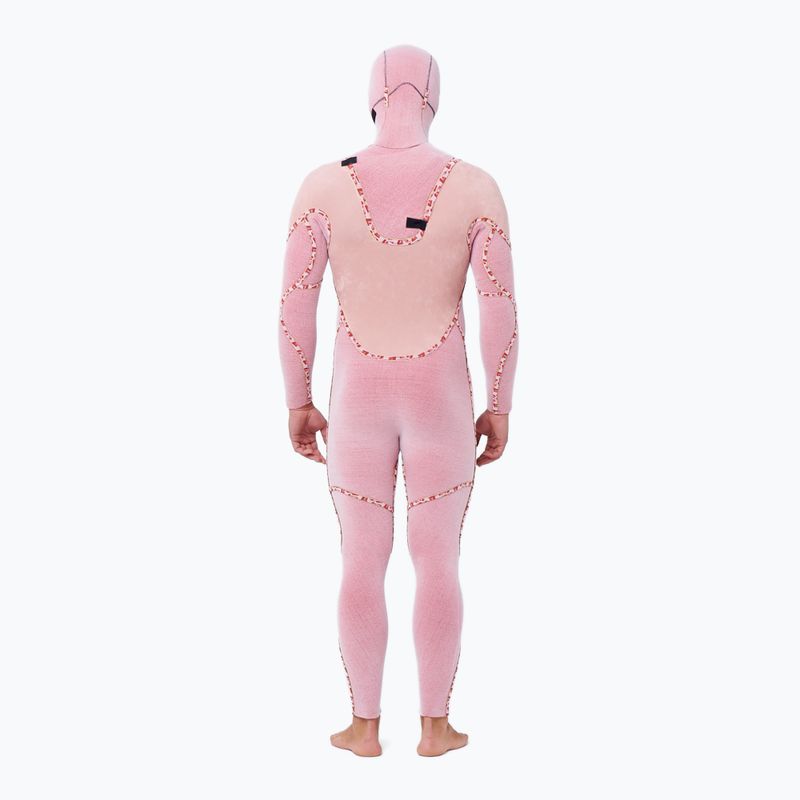 Мъжки неопренов костюм за плуване Rip Curl Flashbomb Heatseeker 5/4 mm Hooded Zip Free black 5