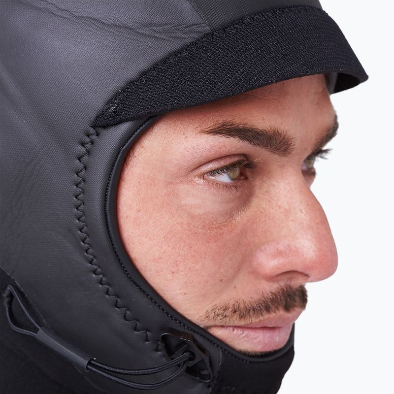 Мъжки неопренов костюм за плуване Rip Curl Flashbomb Heatseeker 5/4 mm Hooded Zip Free black 8